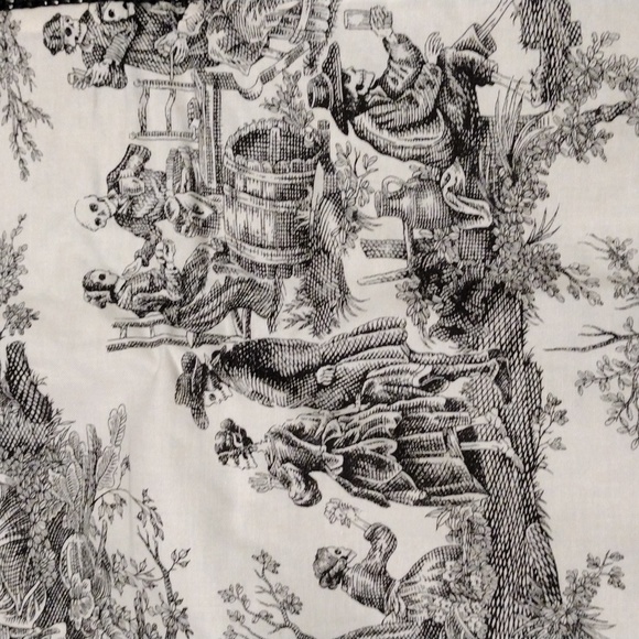 Alexander Henry Skeleton French Toile Pillow Case Rare - Picture 2 of 11